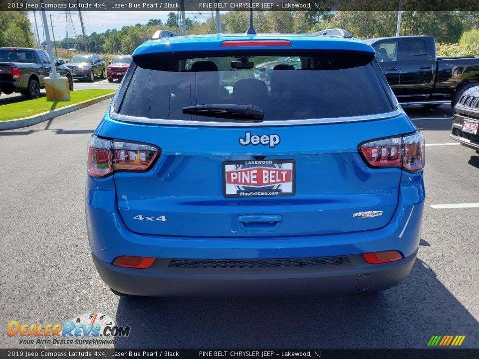 2019 Jeep Compass Latitude 4x4 Laser Blue Pearl / Black Photo #5