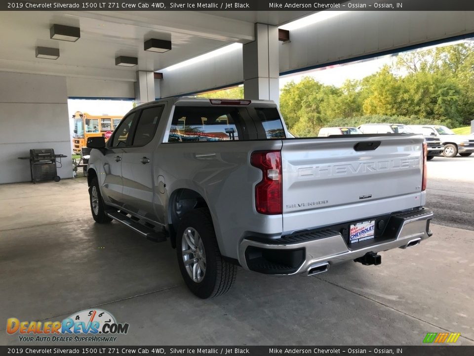 2019 Chevrolet Silverado 1500 LT Z71 Crew Cab 4WD Silver Ice Metallic / Jet Black Photo #6