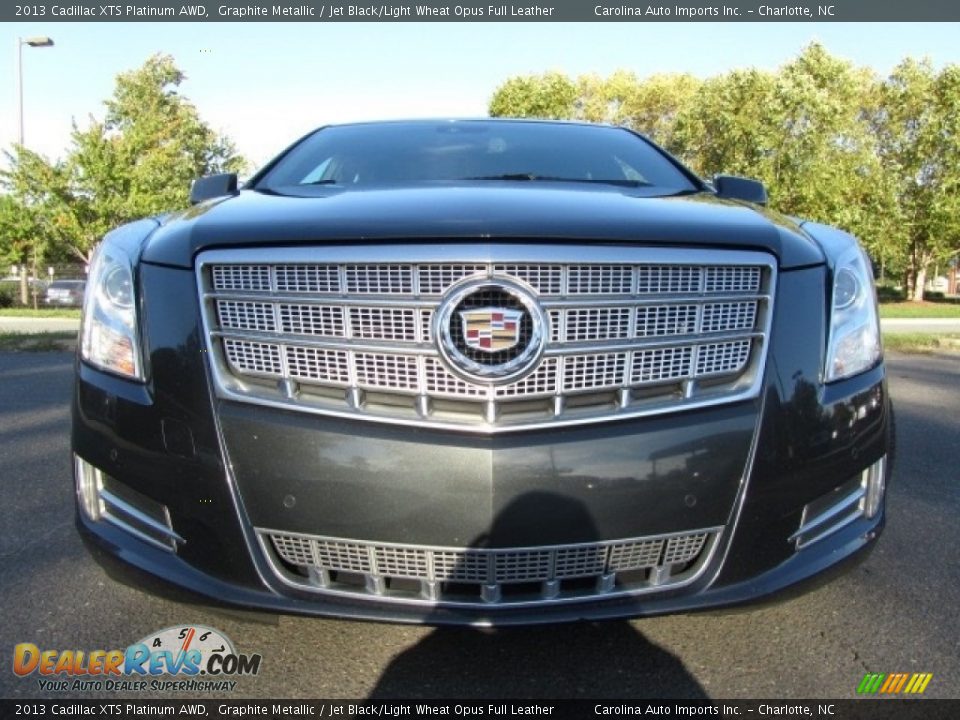 2013 Cadillac XTS Platinum AWD Graphite Metallic / Jet Black/Light Wheat Opus Full Leather Photo #4