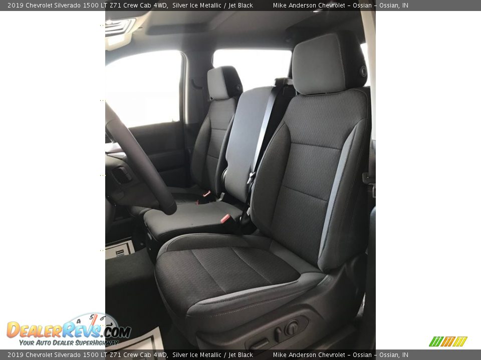 2019 Chevrolet Silverado 1500 LT Z71 Crew Cab 4WD Silver Ice Metallic / Jet Black Photo #25