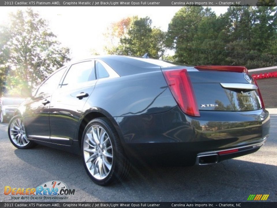 2013 Cadillac XTS Platinum AWD Graphite Metallic / Jet Black/Light Wheat Opus Full Leather Photo #8