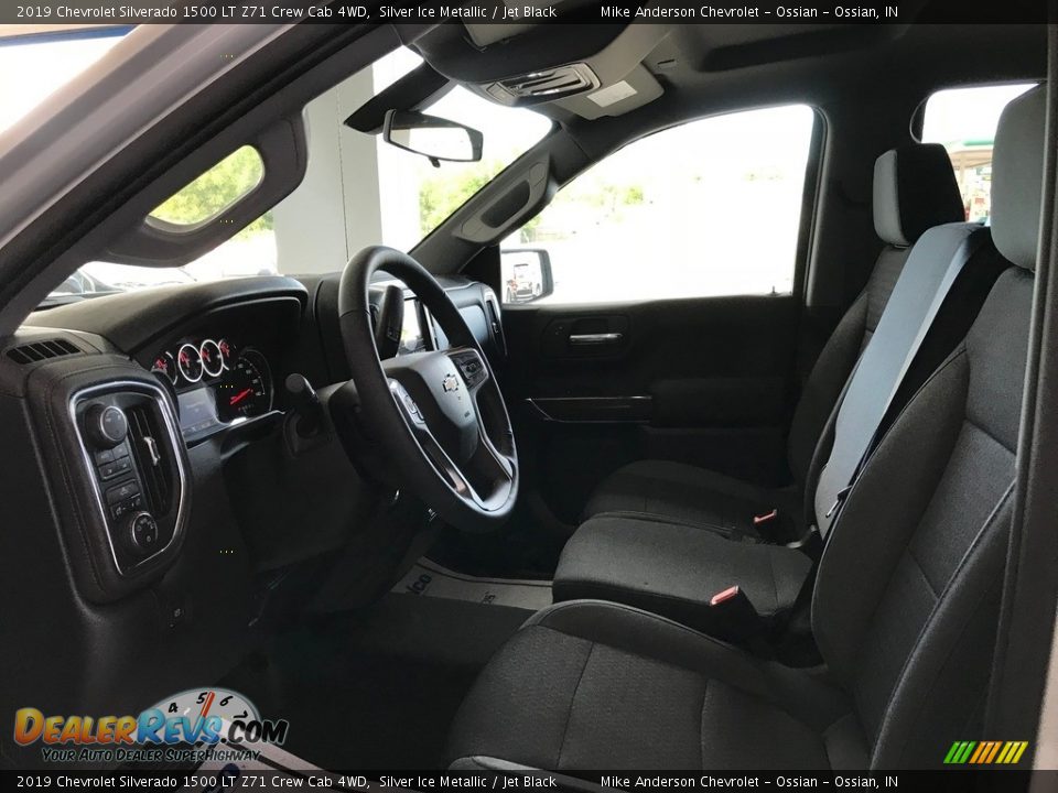 2019 Chevrolet Silverado 1500 LT Z71 Crew Cab 4WD Silver Ice Metallic / Jet Black Photo #26