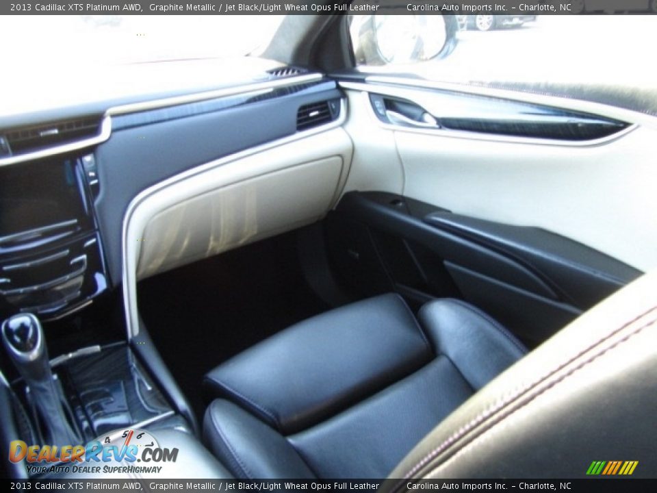 2013 Cadillac XTS Platinum AWD Graphite Metallic / Jet Black/Light Wheat Opus Full Leather Photo #14