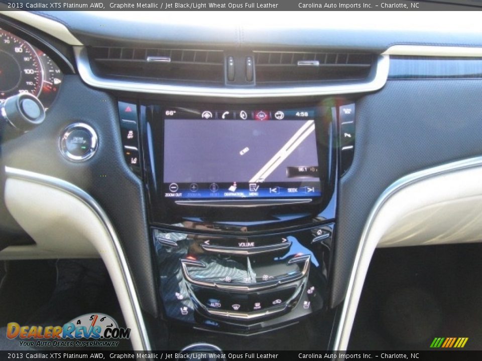 2013 Cadillac XTS Platinum AWD Graphite Metallic / Jet Black/Light Wheat Opus Full Leather Photo #16