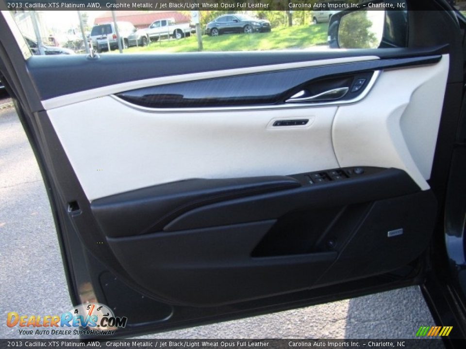 2013 Cadillac XTS Platinum AWD Graphite Metallic / Jet Black/Light Wheat Opus Full Leather Photo #18