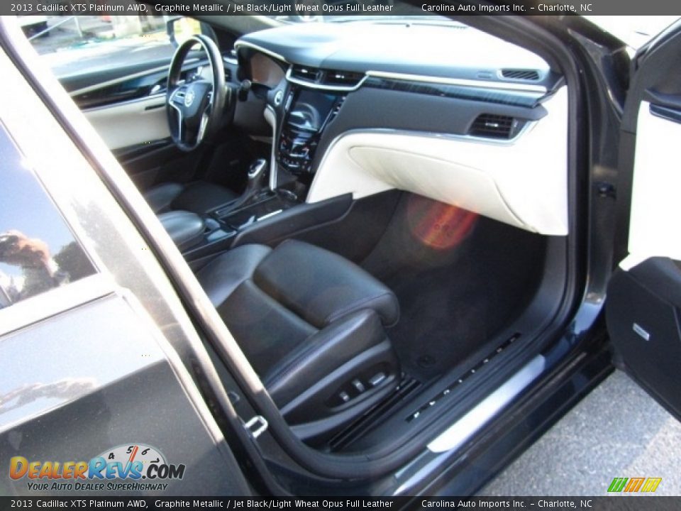 2013 Cadillac XTS Platinum AWD Graphite Metallic / Jet Black/Light Wheat Opus Full Leather Photo #22
