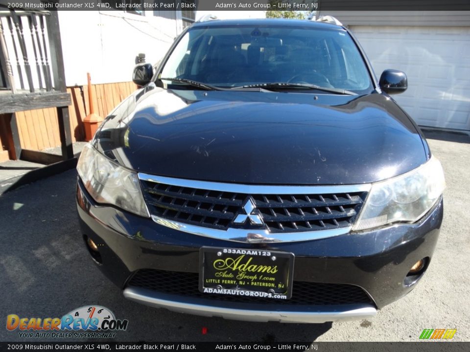 2009 Mitsubishi Outlander XLS 4WD Labrador Black Pearl / Black Photo #2