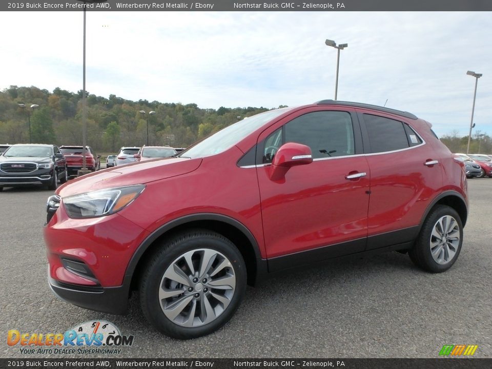2019 Buick Encore Preferred AWD Winterberry Red Metallic / Ebony Photo #1
