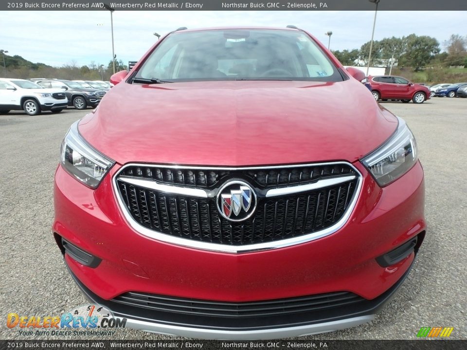 2019 Buick Encore Preferred AWD Winterberry Red Metallic / Ebony Photo #2