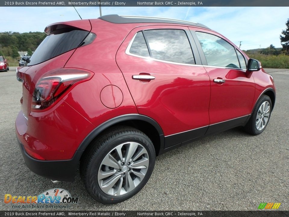 2019 Buick Encore Preferred AWD Winterberry Red Metallic / Ebony Photo #5