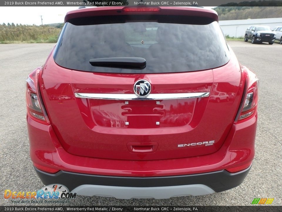 2019 Buick Encore Preferred AWD Winterberry Red Metallic / Ebony Photo #6