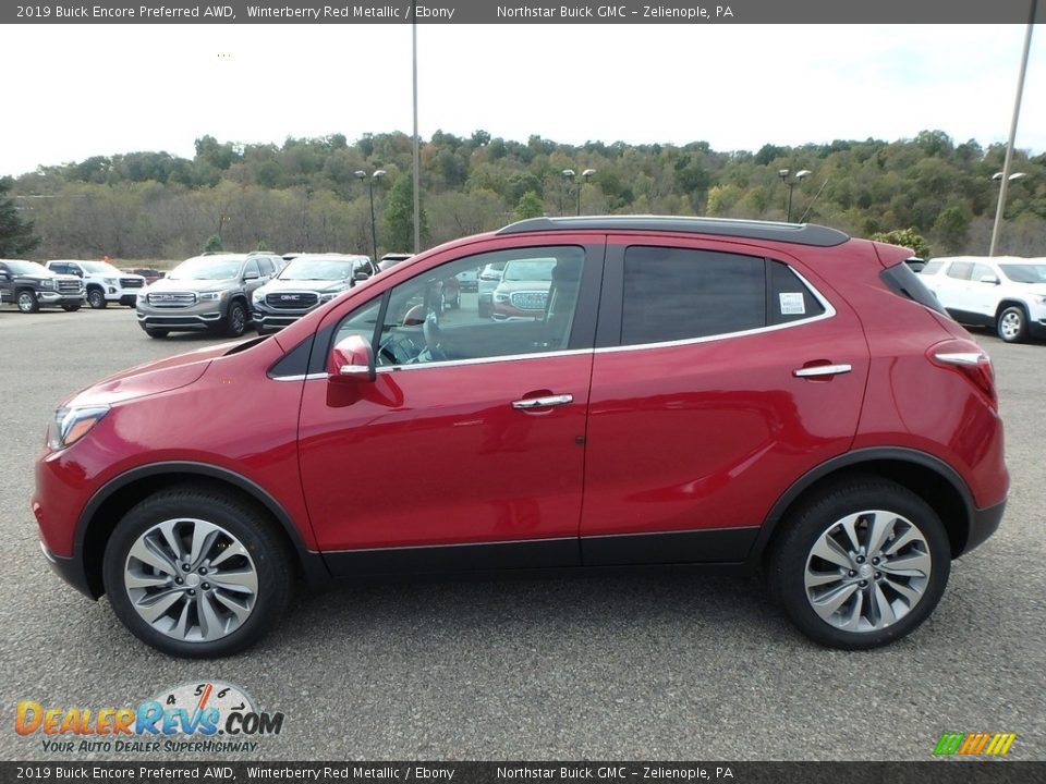 2019 Buick Encore Preferred AWD Winterberry Red Metallic / Ebony Photo #9
