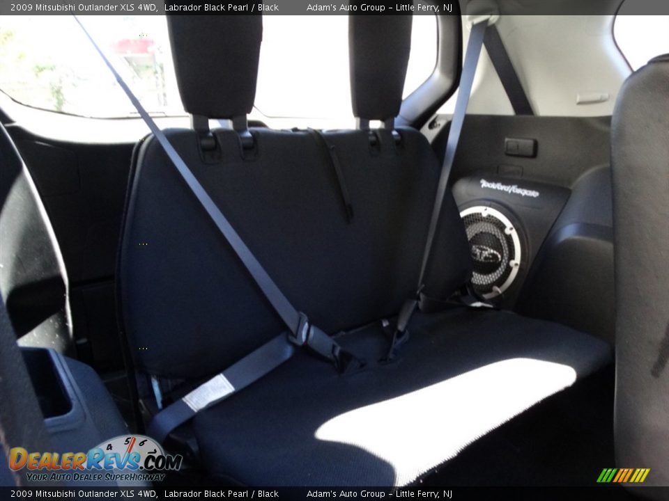 2009 Mitsubishi Outlander XLS 4WD Labrador Black Pearl / Black Photo #14