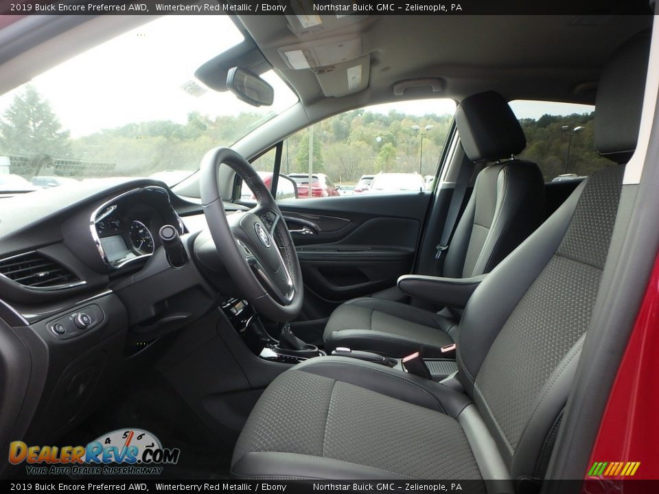 2019 Buick Encore Preferred AWD Winterberry Red Metallic / Ebony Photo #11