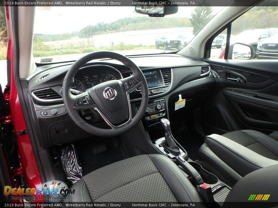 2019 Buick Encore Preferred AWD Winterberry Red Metallic / Ebony Photo #13