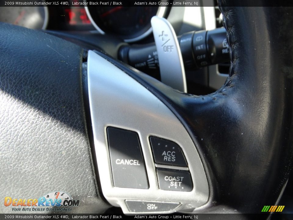 2009 Mitsubishi Outlander XLS 4WD Labrador Black Pearl / Black Photo #21