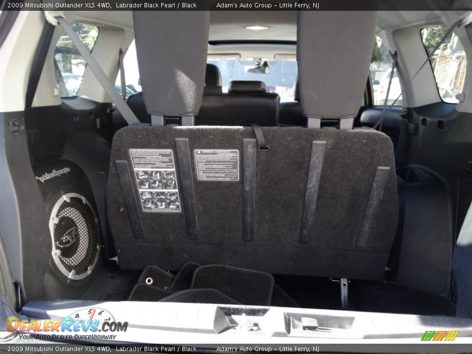 2009 Mitsubishi Outlander XLS 4WD Labrador Black Pearl / Black Photo #27