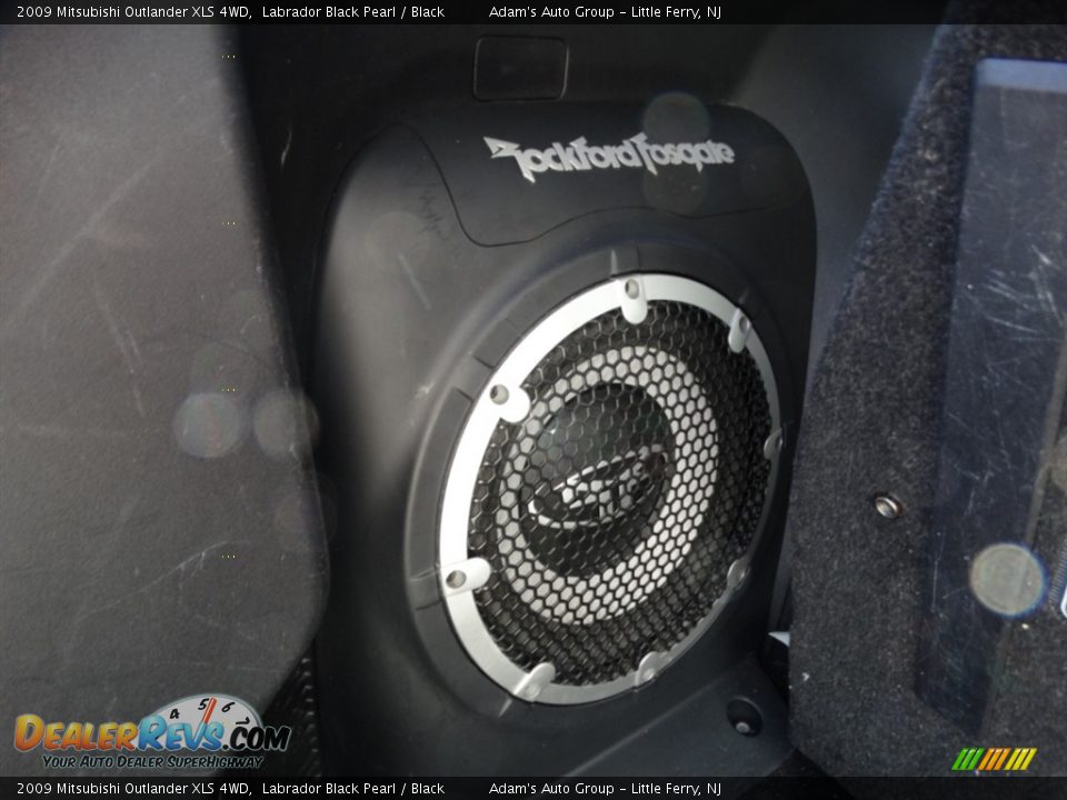 2009 Mitsubishi Outlander XLS 4WD Labrador Black Pearl / Black Photo #28