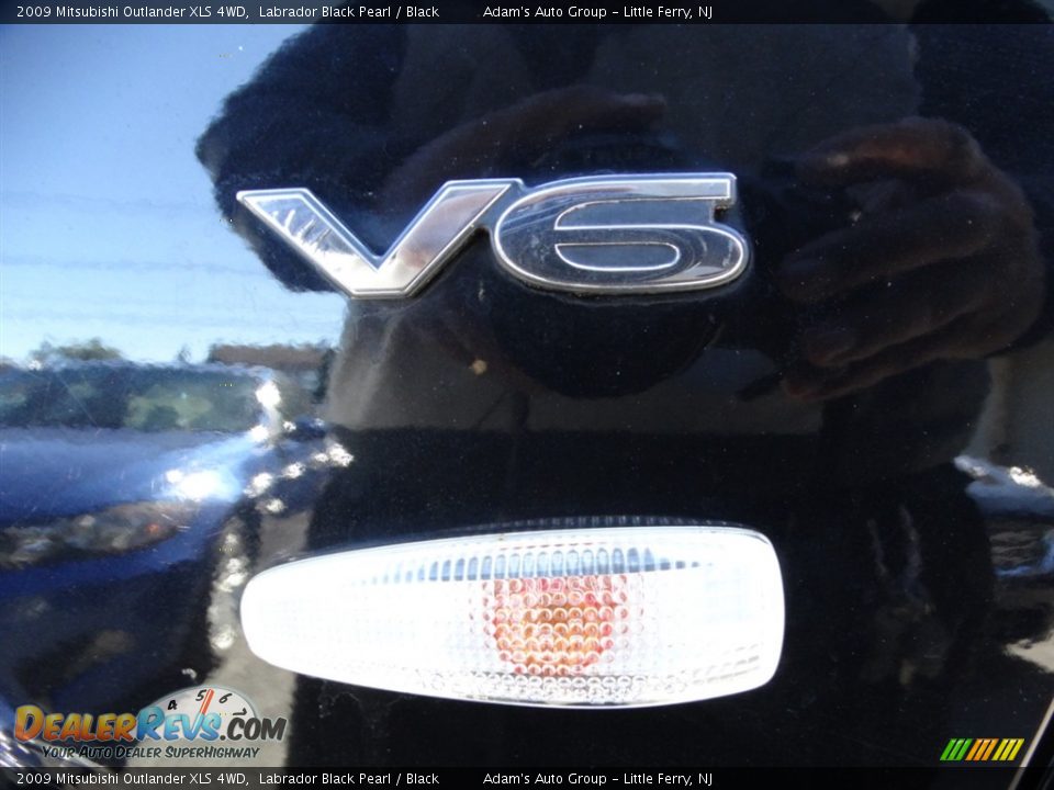 2009 Mitsubishi Outlander XLS 4WD Labrador Black Pearl / Black Photo #29