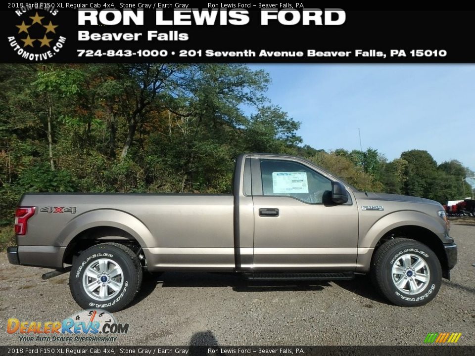 2018 Ford F150 XL Regular Cab 4x4 Stone Gray / Earth Gray Photo #1