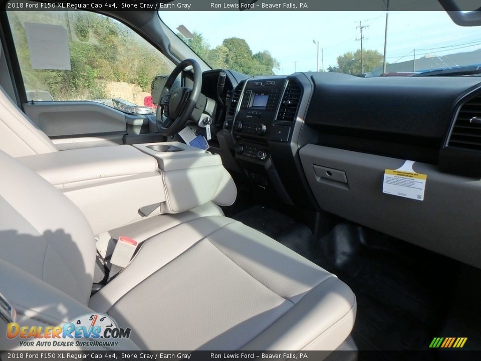 2018 Ford F150 XL Regular Cab 4x4 Stone Gray / Earth Gray Photo #5