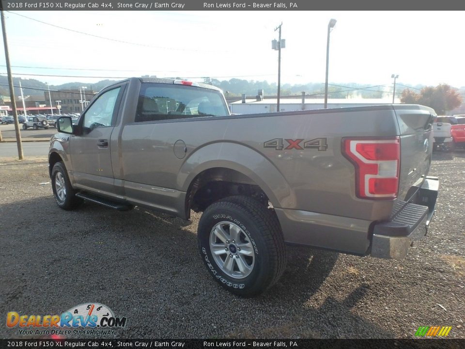 2018 Ford F150 XL Regular Cab 4x4 Stone Gray / Earth Gray Photo #7