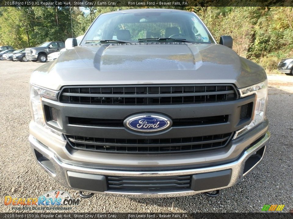 2018 Ford F150 XL Regular Cab 4x4 Stone Gray / Earth Gray Photo #10