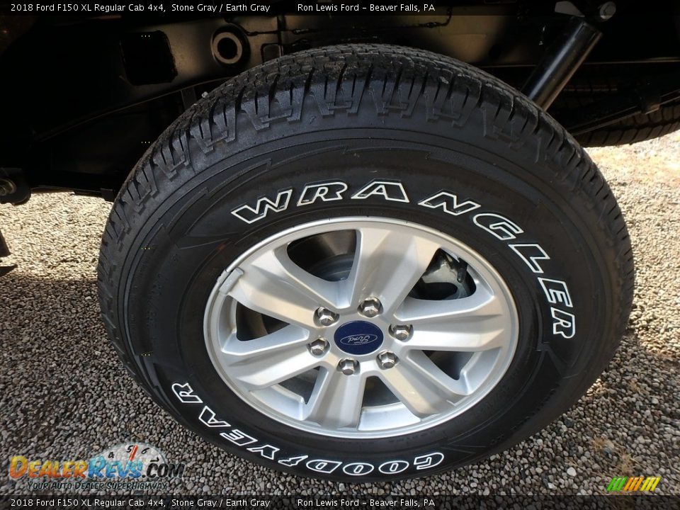 2018 Ford F150 XL Regular Cab 4x4 Stone Gray / Earth Gray Photo #12