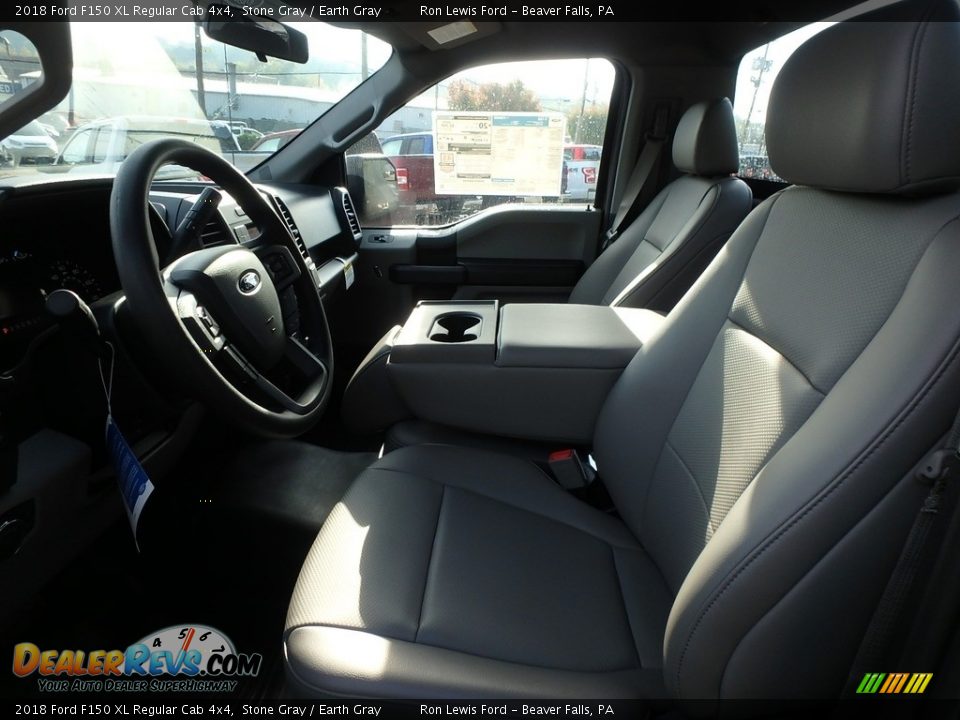 2018 Ford F150 XL Regular Cab 4x4 Stone Gray / Earth Gray Photo #13
