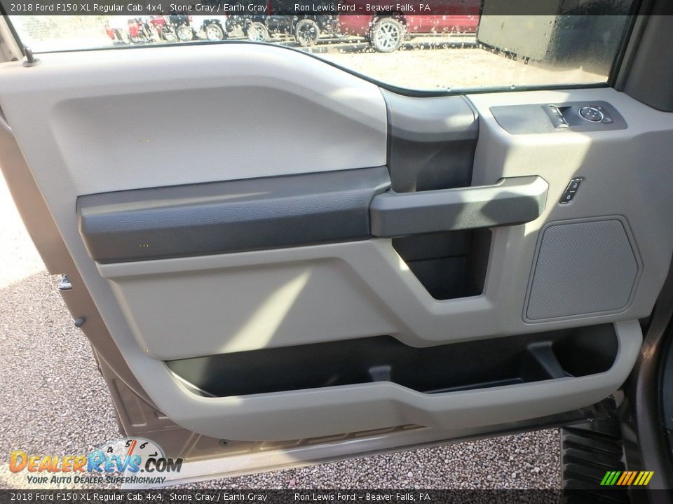 2018 Ford F150 XL Regular Cab 4x4 Stone Gray / Earth Gray Photo #15