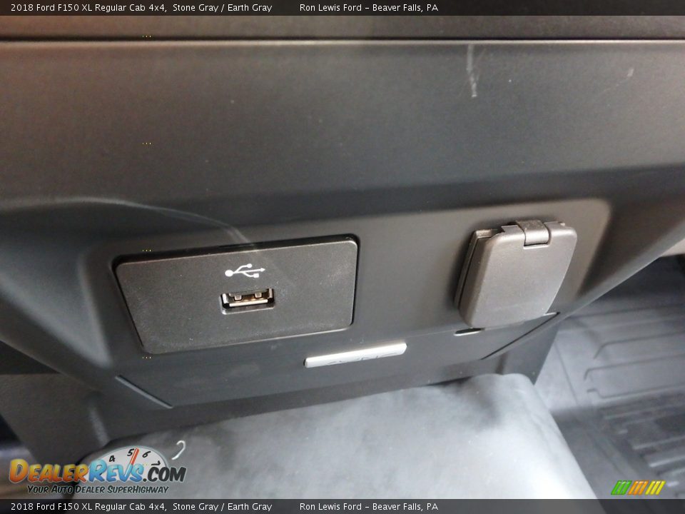 2018 Ford F150 XL Regular Cab 4x4 Stone Gray / Earth Gray Photo #20