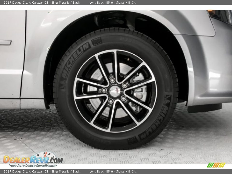 2017 Dodge Grand Caravan GT Billet Metallic / Black Photo #8