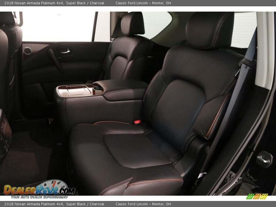 Rear Seat of 2018 Nissan Armada Platinum 4x4 Photo #25