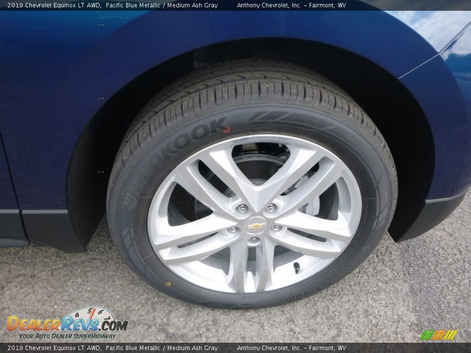 2019 Chevrolet Equinox LT AWD Pacific Blue Metallic / Medium Ash Gray Photo #2