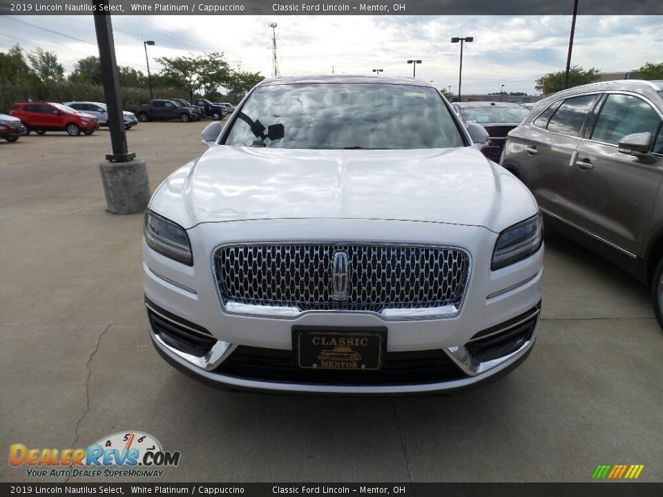 2019 Lincoln Nautilus Select White Platinum / Cappuccino Photo #2