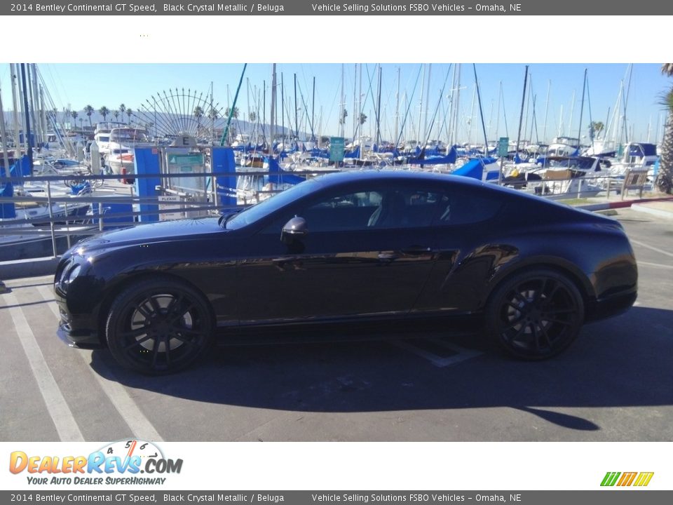 2014 Bentley Continental GT Speed Black Crystal Metallic / Beluga Photo #8