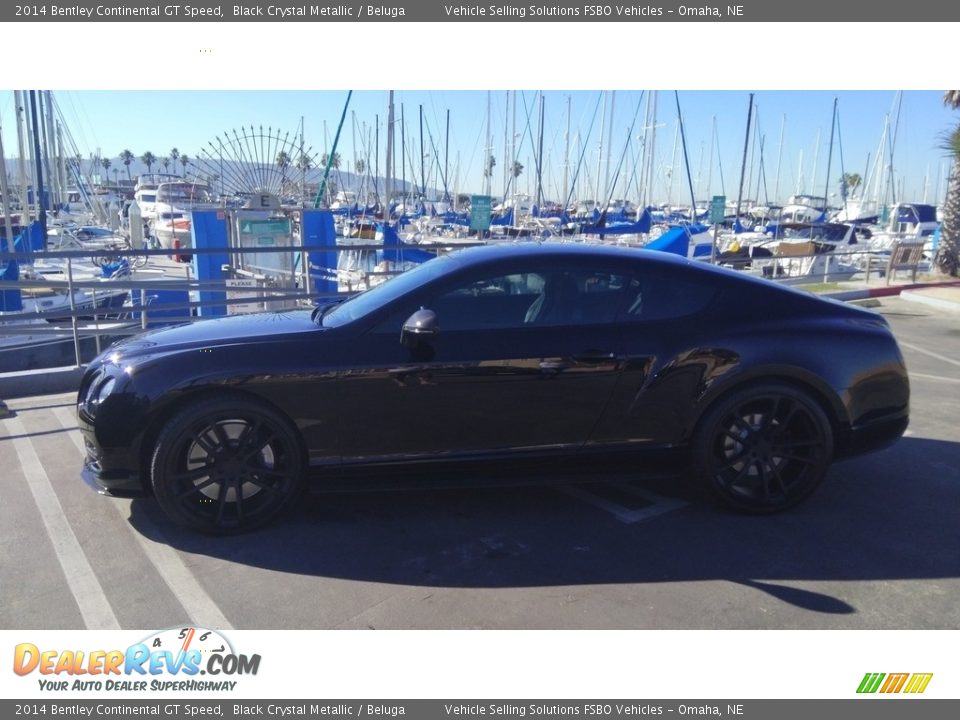 2014 Bentley Continental GT Speed Black Crystal Metallic / Beluga Photo #8