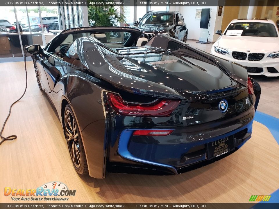 2019 BMW i8 Roadster Sophisto Grey Metallic / Giga Ivory White/Black Photo #2