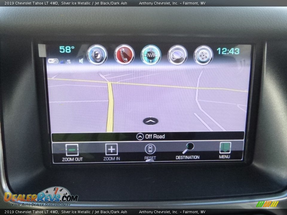 2019 Chevrolet Tahoe LT 4WD Silver Ice Metallic / Jet Black/Dark Ash Photo #20