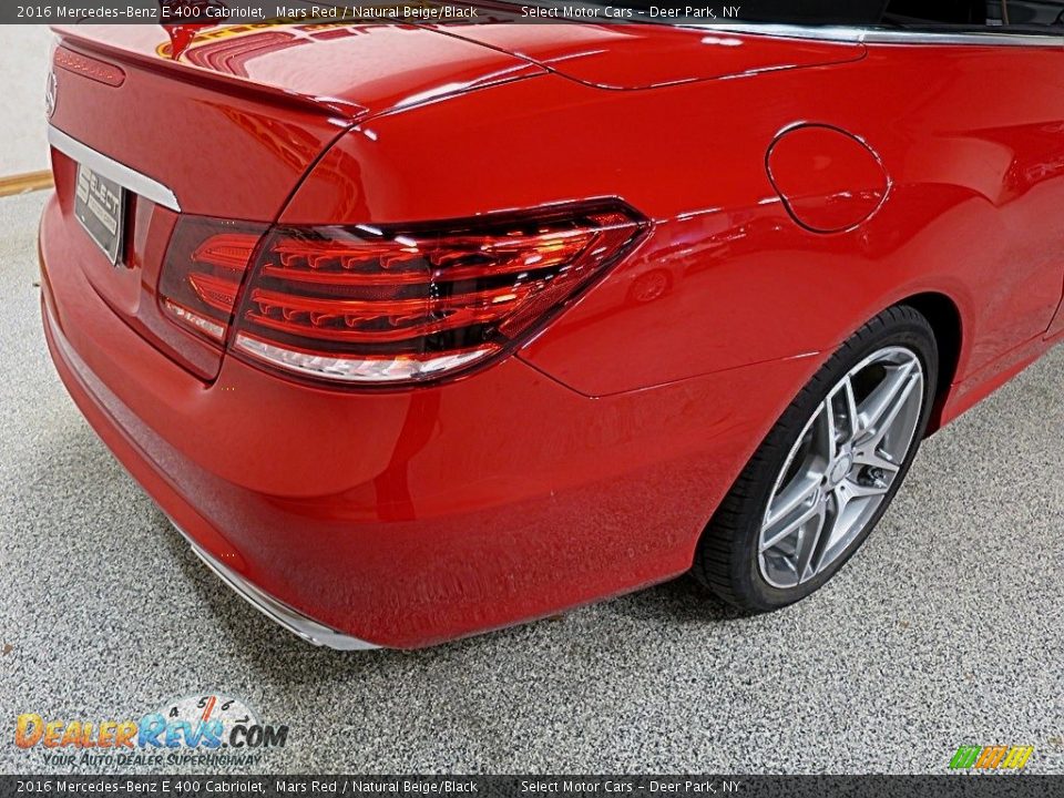 2016 Mercedes-Benz E 400 Cabriolet Mars Red / Natural Beige/Black Photo #8