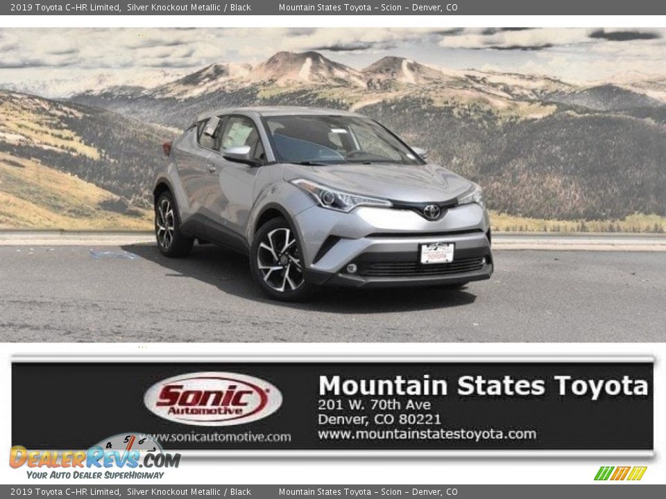2019 Toyota C-HR Limited Silver Knockout Metallic / Black Photo #1
