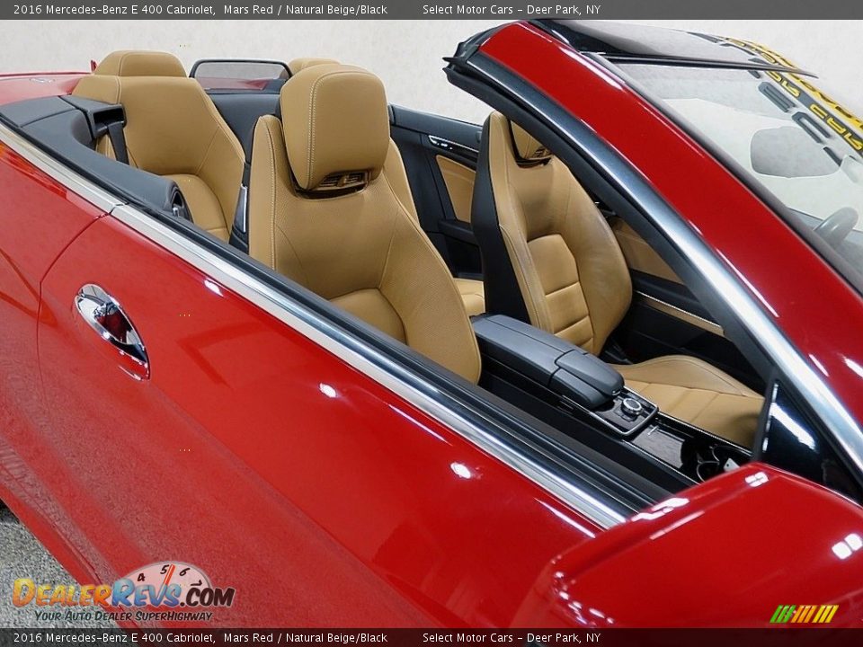 2016 Mercedes-Benz E 400 Cabriolet Mars Red / Natural Beige/Black Photo #26