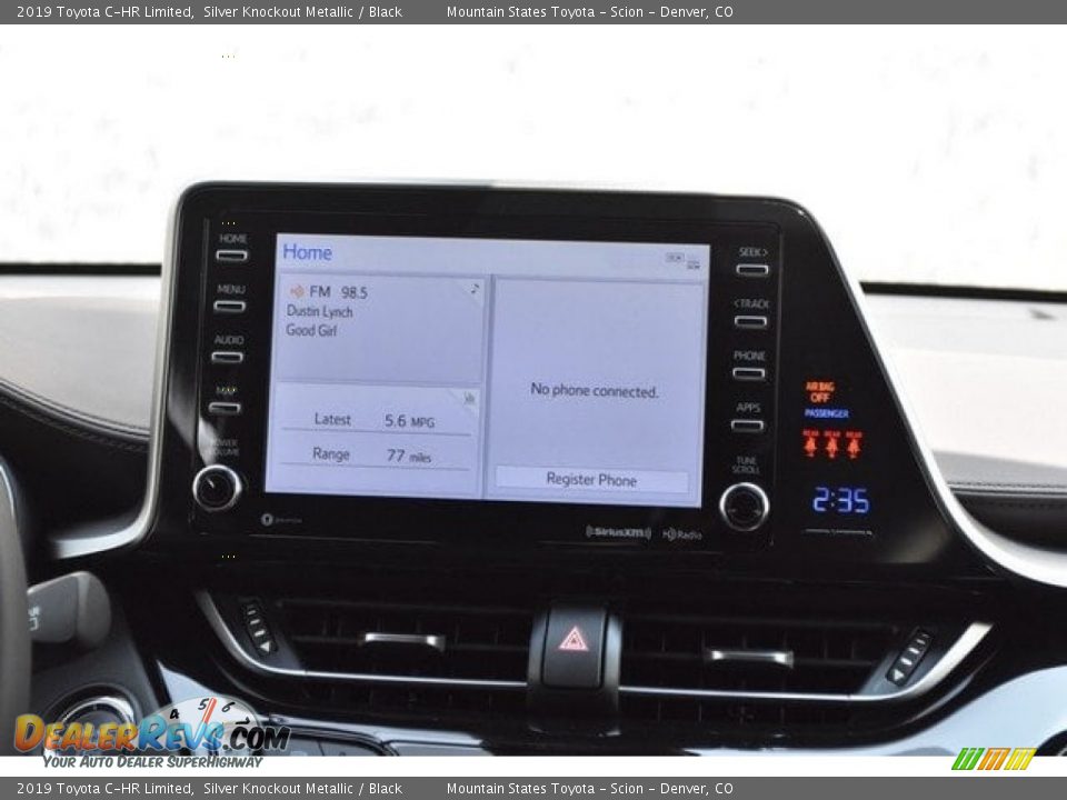 2019 Toyota C-HR Limited Silver Knockout Metallic / Black Photo #9