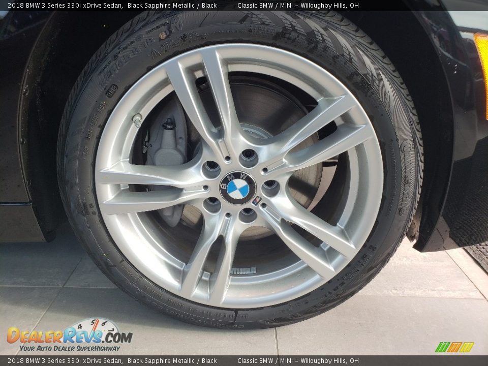 2018 BMW 3 Series 330i xDrive Sedan Black Sapphire Metallic / Black Photo #5