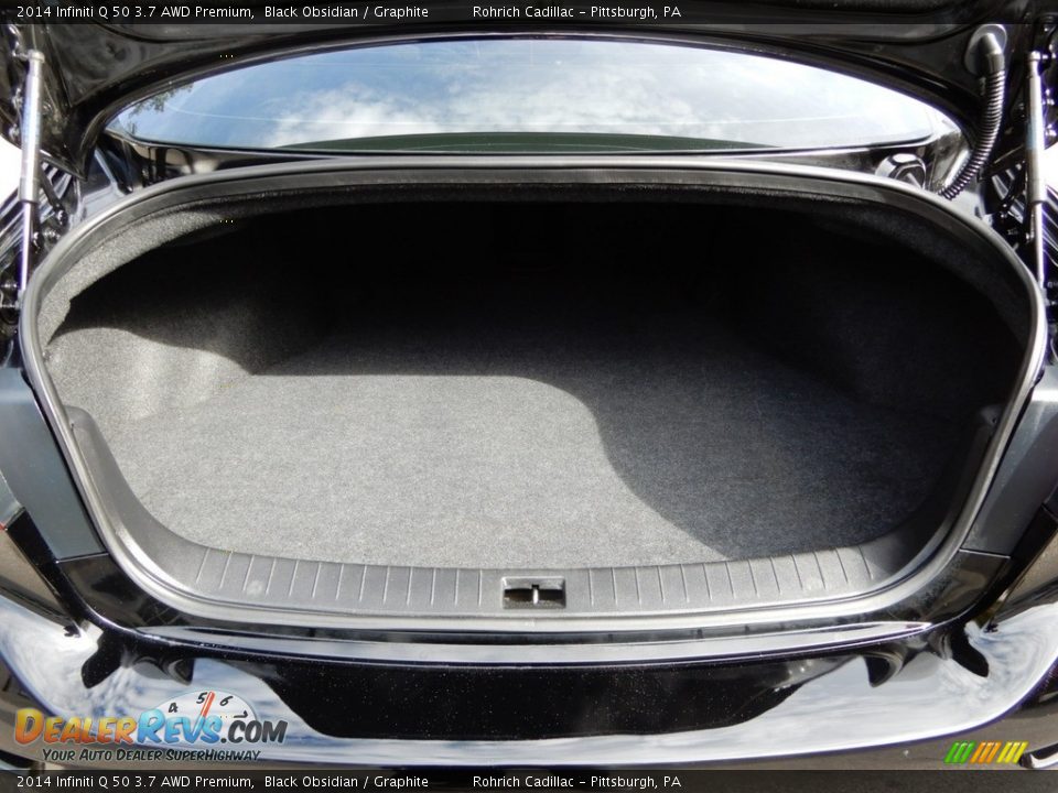 2014 Infiniti Q 50 3.7 AWD Premium Black Obsidian / Graphite Photo #14