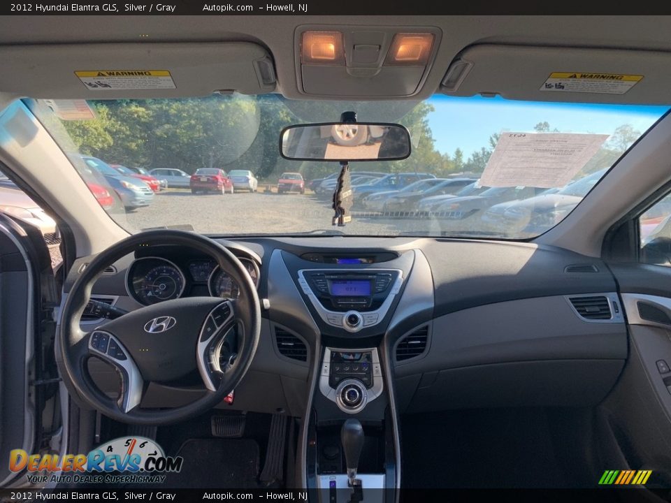 2012 Hyundai Elantra GLS Silver / Gray Photo #11