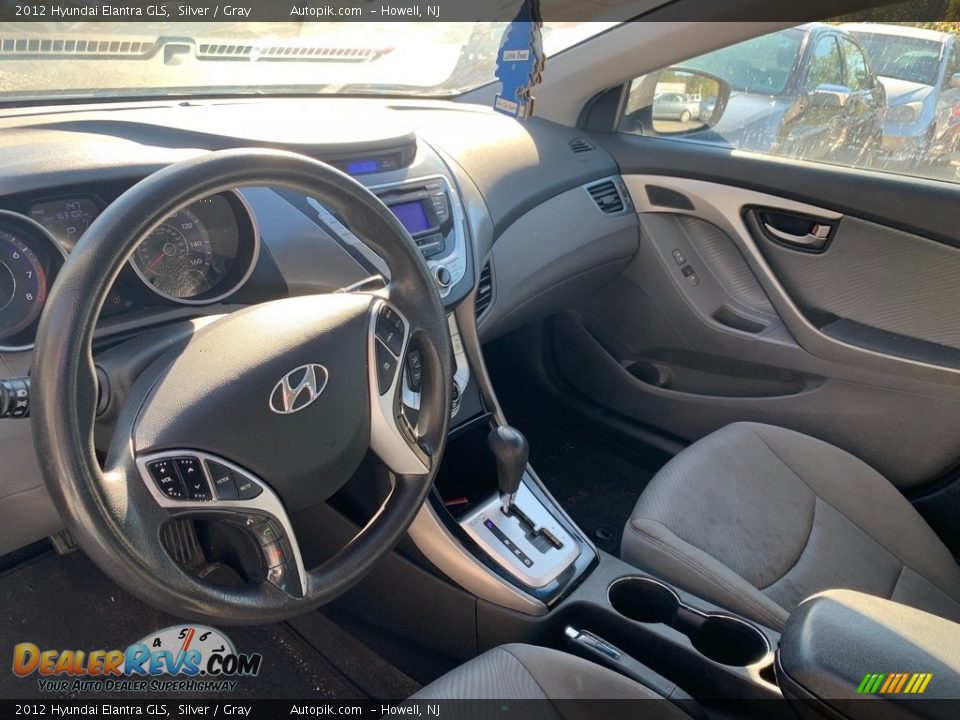 2012 Hyundai Elantra GLS Silver / Gray Photo #12