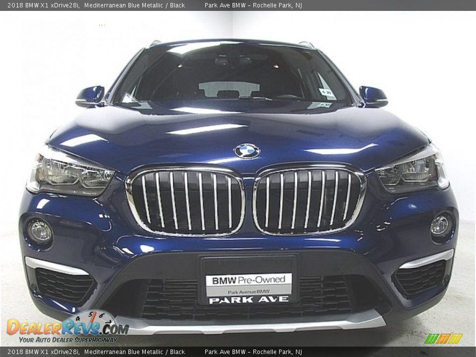 2018 BMW X1 xDrive28i Mediterranean Blue Metallic / Black Photo #6