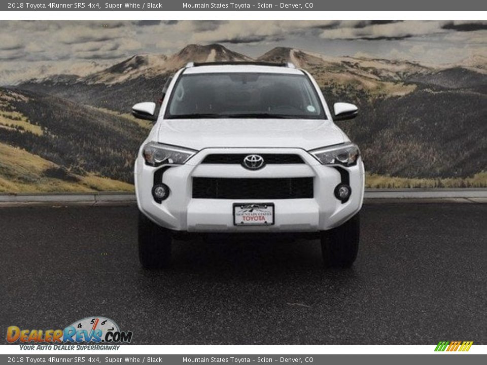 2018 Toyota 4Runner SR5 4x4 Super White / Black Photo #2