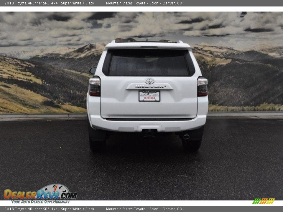2018 Toyota 4Runner SR5 4x4 Super White / Black Photo #4